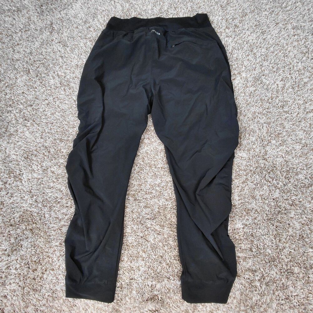 Coolibar Jogger Pants Womens Large Black UPF50+ Outdoor Performance Drawstring